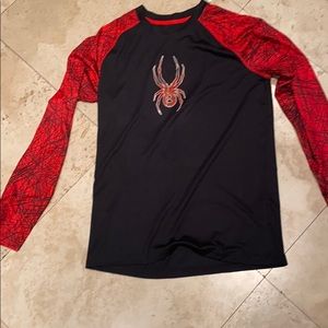 NWT Spyder thermal shirt for boys. Size L
